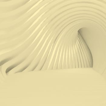 Render of 3D Geometric Abstract Background
