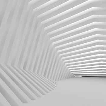 Render of 3D Geometric Abstract Background