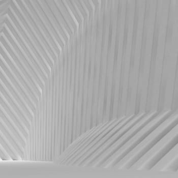 Render of 3D Geometric Abstract Background
