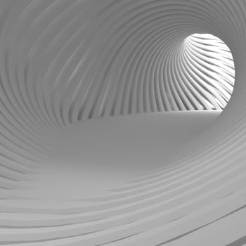 Render of 3D Geometric Abstract Background