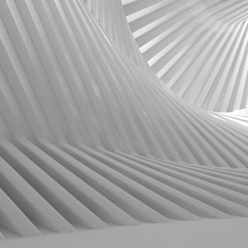 Render of 3D Geometric Abstract Background