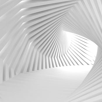 Render of 3D Geometric Abstract Background