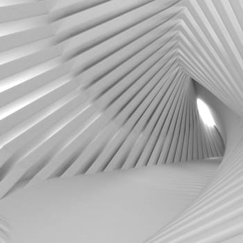 Render of 3D Geometric Abstract Background