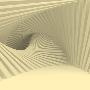 Render of 3D Geometric Abstract Background