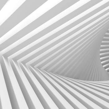 Render of 3D Geometric Abstract Background