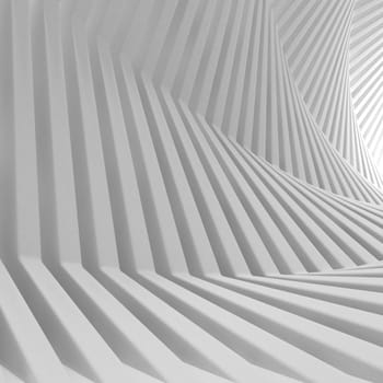 Render of 3D Geometric Abstract Background