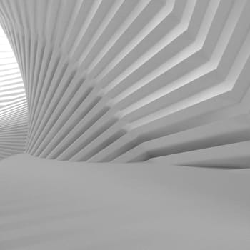 Render of 3D Geometric Abstract Background