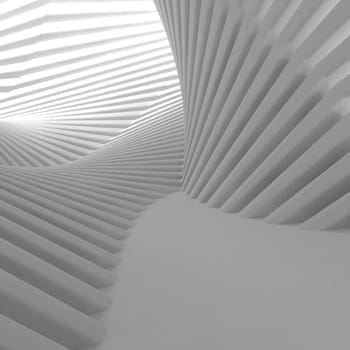 Render of 3D Geometric Abstract Background