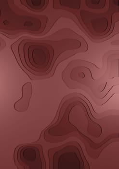3D Render ofTopology Relief Background