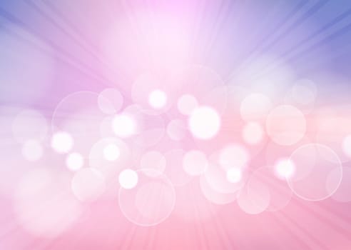 Abstract background with a pastel bokeh lights design