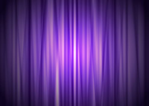 Display background with purple silk curtain texture