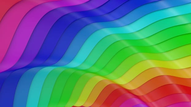 Render of 3D Geometric Abstract Background