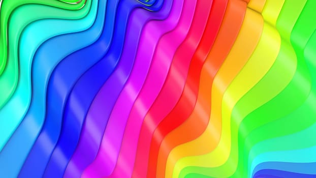 Render of 3D Geometric Abstract Background