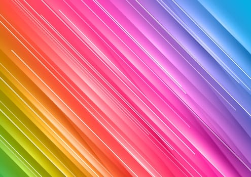 Abstract background with a rainbow striped design