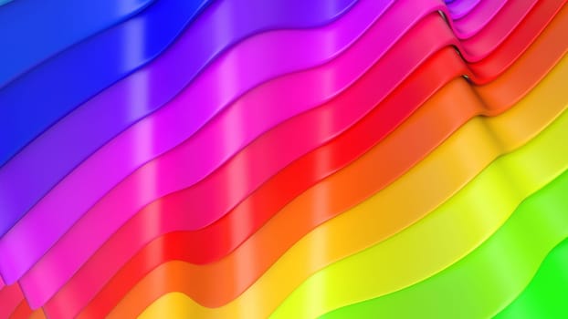 Render of 3D Geometric Abstract Background