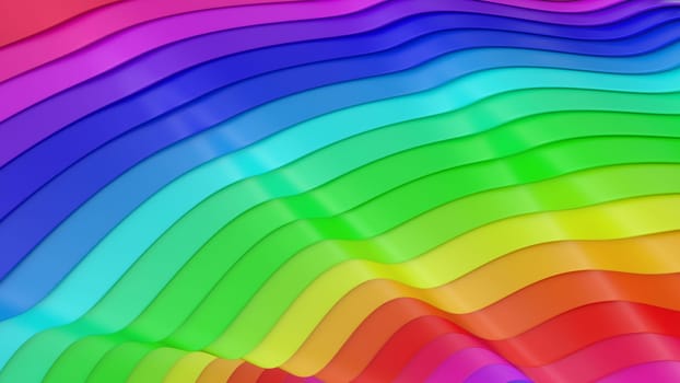 Render of 3D Geometric Abstract Background