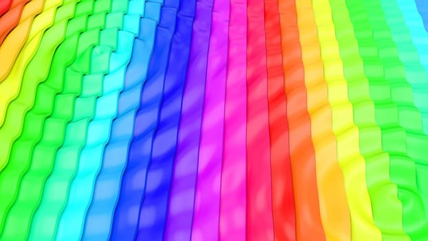 Render of 3D Geometric Abstract Background