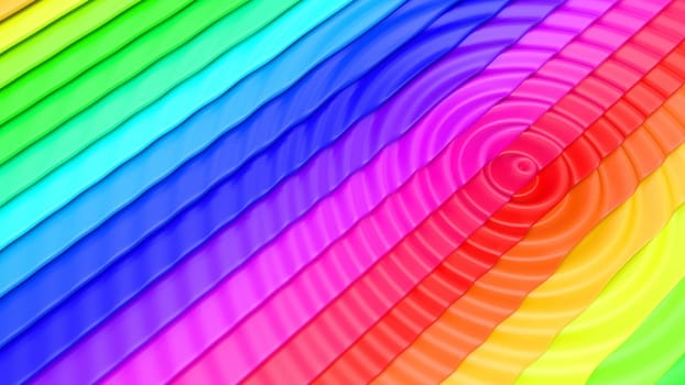 Render of 3D Geometric Abstract Background