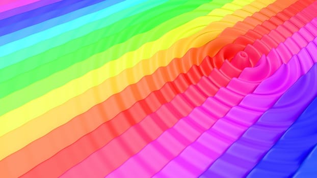 Render of 3D Geometric Abstract Background