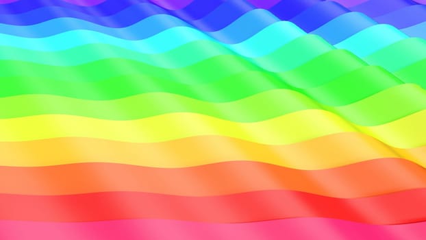 Render of 3D Geometric Abstract Background