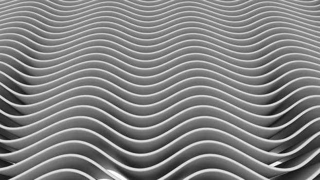 Render of 3D Geometric Abstract Background