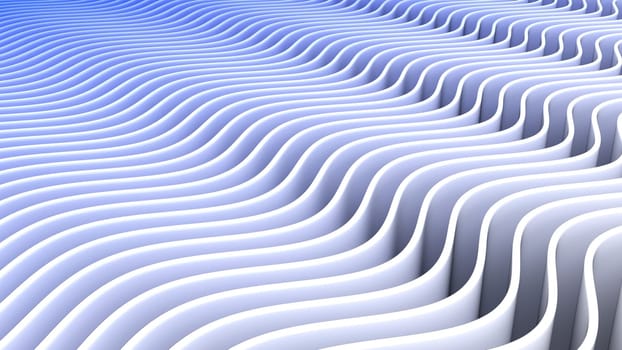 Render of 3D Geometric Abstract Background