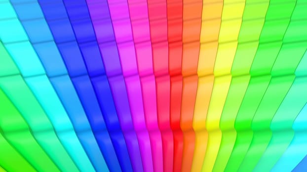 Render of 3D Geometric Abstract Background