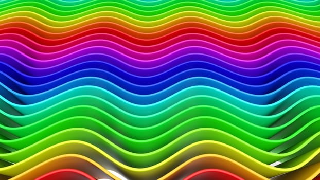 Render of 3D Geometric Abstract Background
