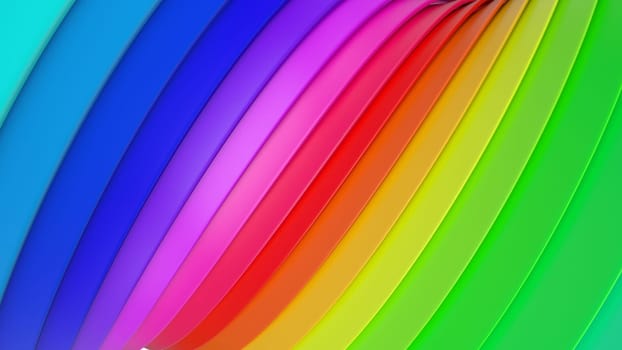 Render of 3D Geometric Abstract Background