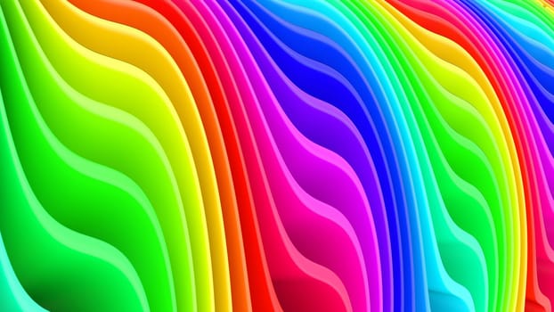 Render of 3D Geometric Abstract Background