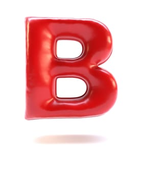 3D Render of  Alphabet Letter
