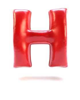 3D Render of  Alphabet Letter