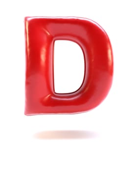 3D Render of  Alphabet Letter