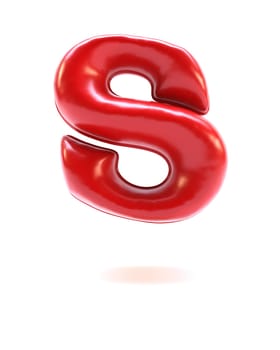 3D Render of  Alphabet Letter