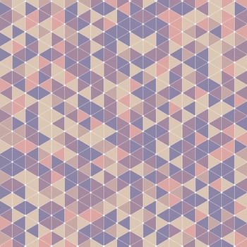 Retro style background with a triangle pattern