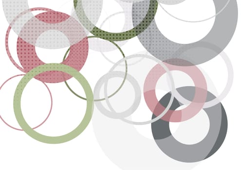 Abstract background with a retro design