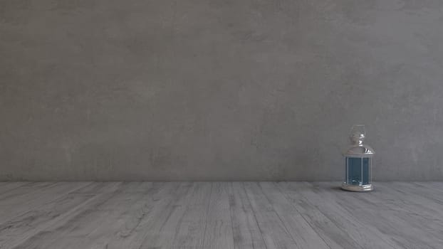 Render of 3D Contemporary Empty Room