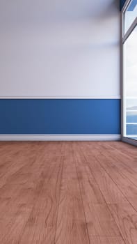 Render of 3D Contemporary Empty Room