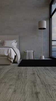 3D render of a Bedroom