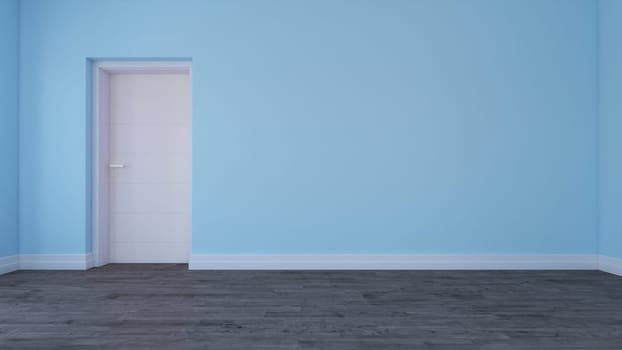 Render of 3D Contemporary Empty Room