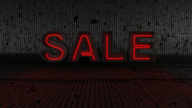 3d render of Black Friday sale background