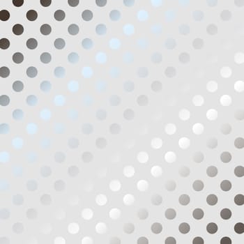 Abstract background with a silver polka dot pattern design
