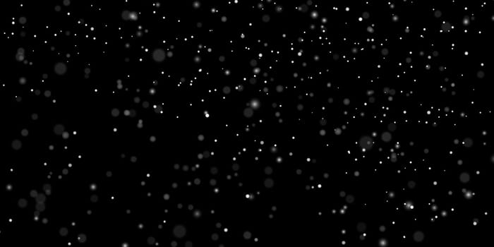 Christmas banner with snowy overlay design
