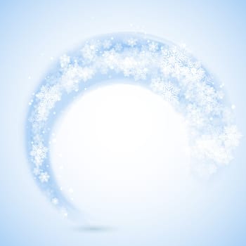 Decorative Christmas snowflake background