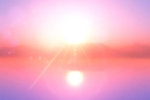 Abstract sunset landscape background