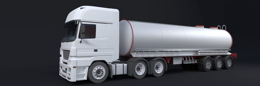 3D Render of a Cargo Delivery Vehicle