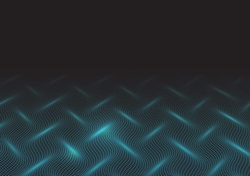 Abstract background with a techno waves design