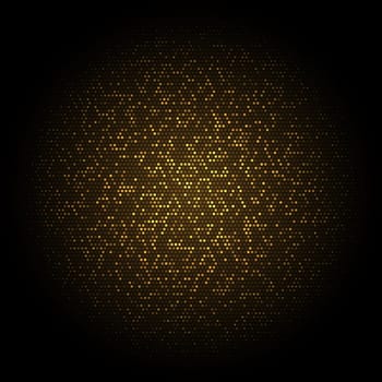 Abstract techno background with halftone square design