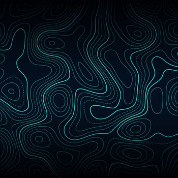 Abstract background with a topographic map design