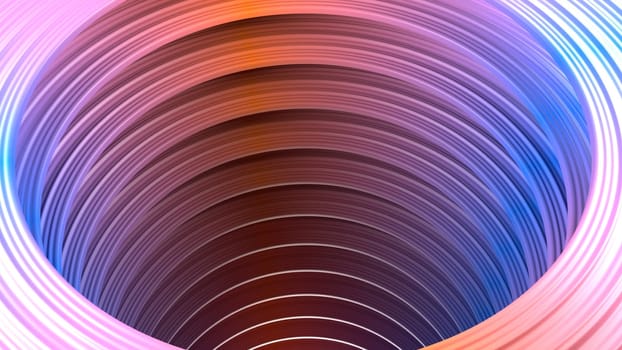 3D render of Abstract dynamic textured wave background